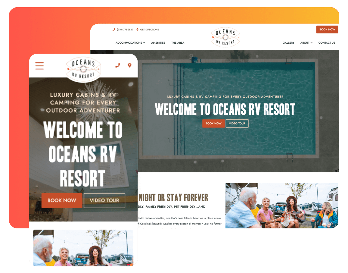 website design by indio by big rig media